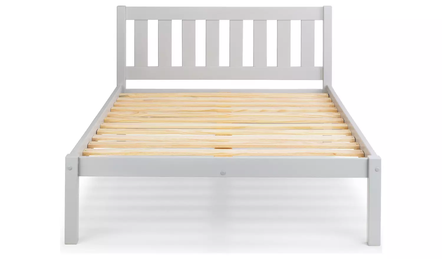 Julian Bowen Luna Double Wooden Bed Frame - Grey