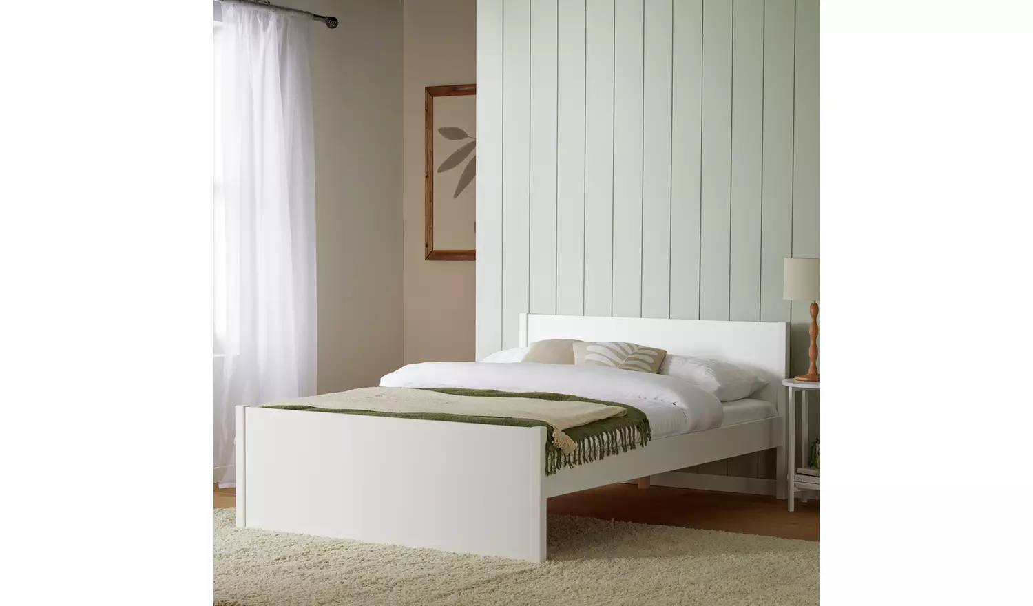 Argos Home Jenson Small Double Wooden Bed Frame - White