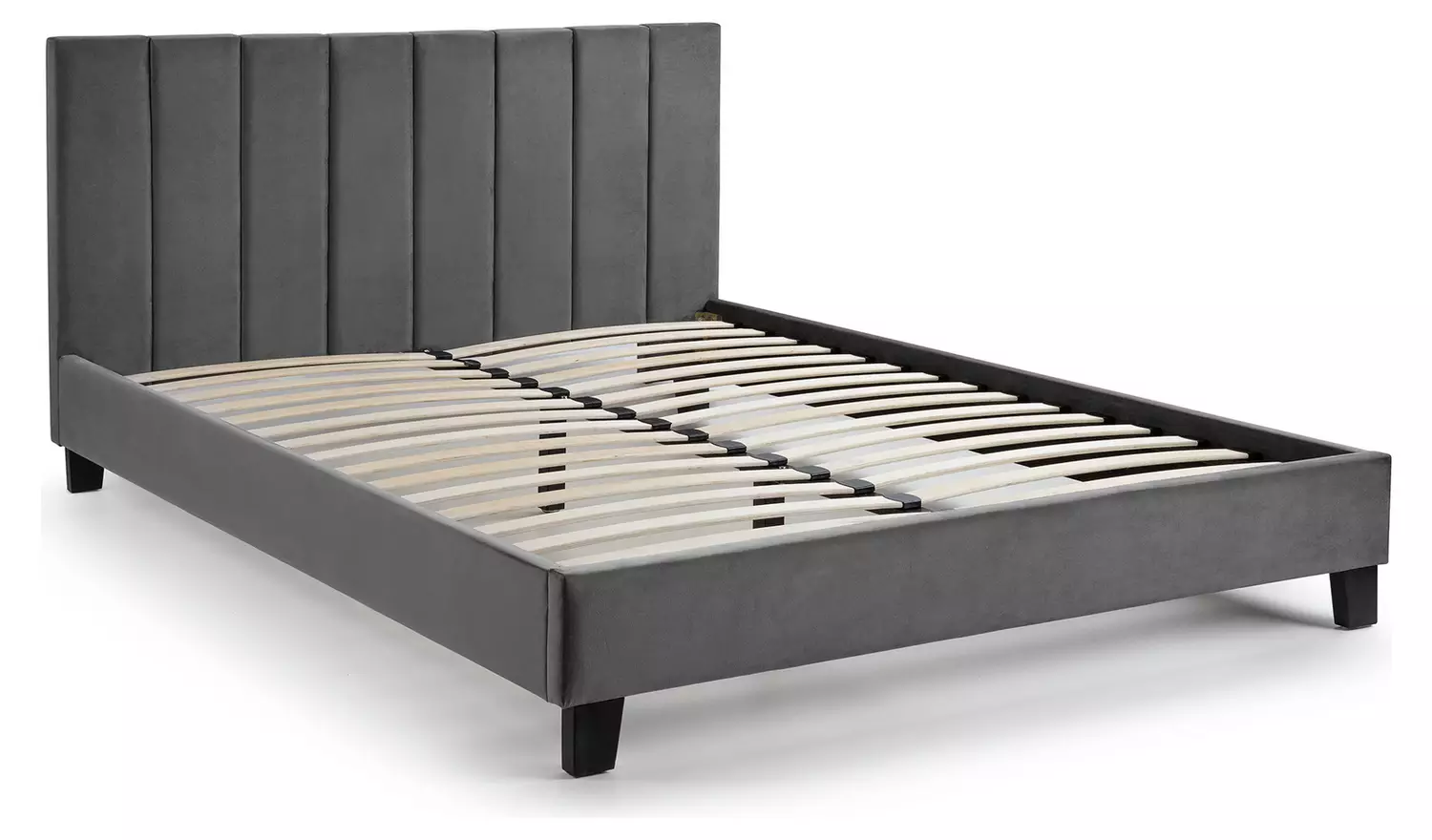 Julian Bowen Rosa Kingsize Bed Frame in a Box - Grey