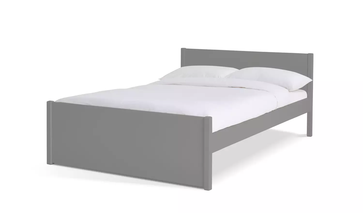 Argos Home Jenson Double Wooden Bed Frame - Grey