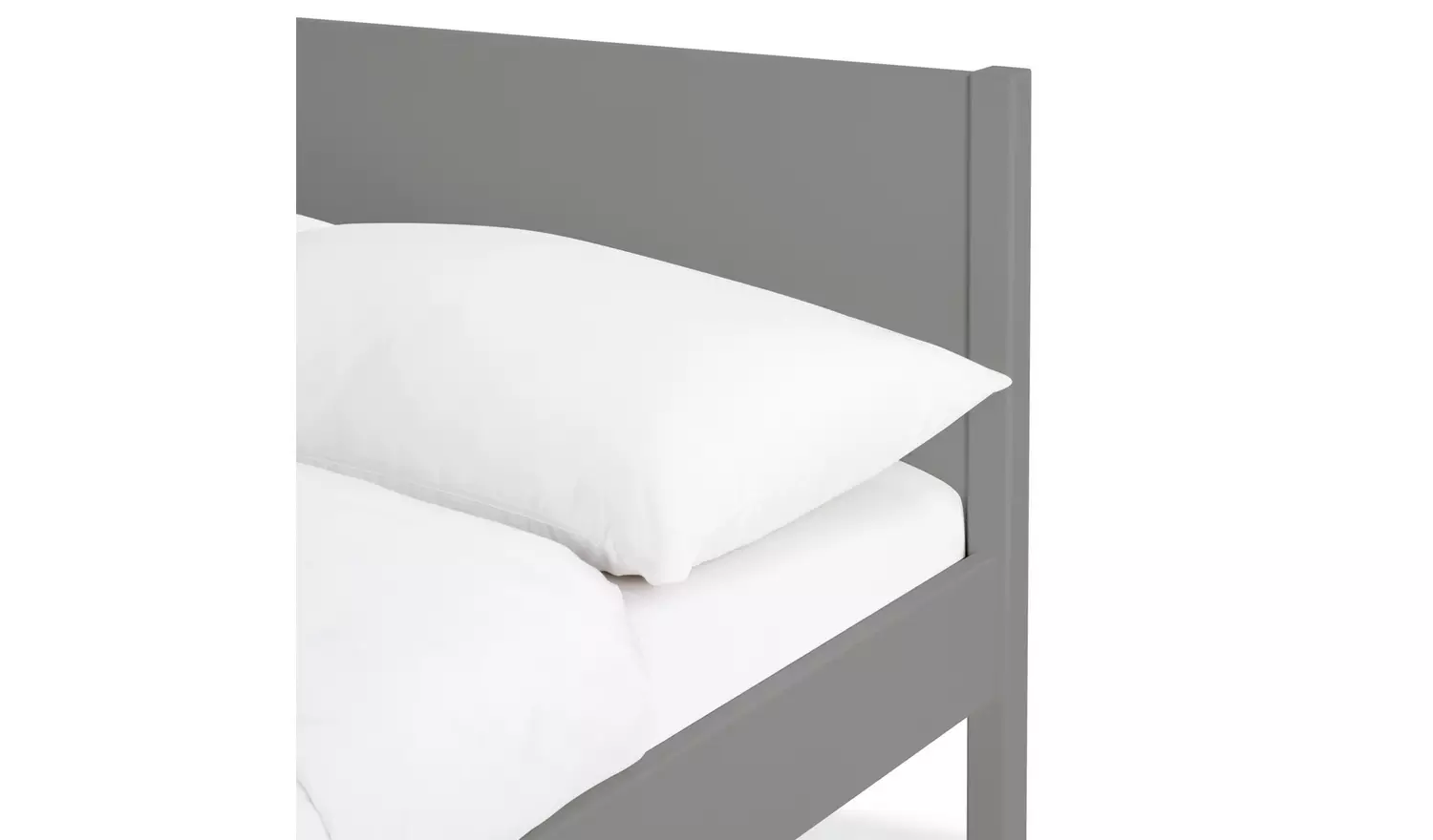 Argos Home Jenson Double Wooden Bed Frame - Grey