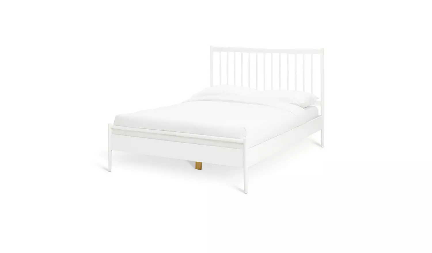 Habitat Chiltern Spindle Double Wooden Bed Frame - White