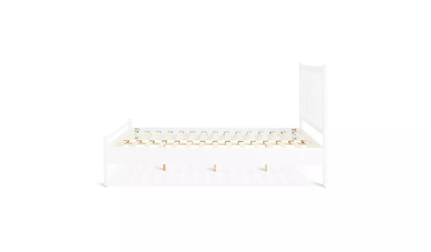 Habitat Chiltern Spindle Double Wooden Bed Frame - White