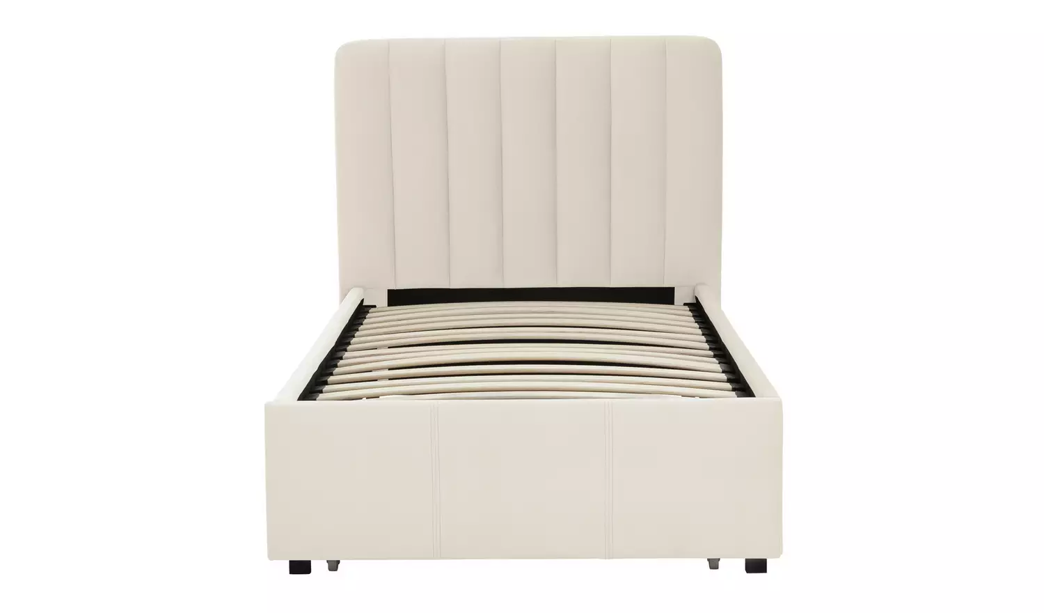 Argos Home Pandora Single Drawer Storage Bed Frame - Cream
