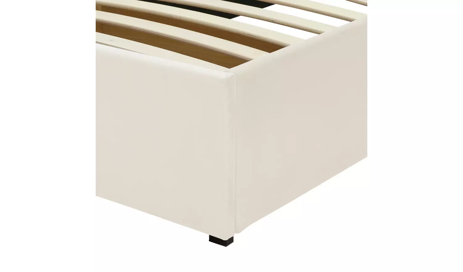 Argos Home Pandora Single Drawer Storage Bed Frame - Cream