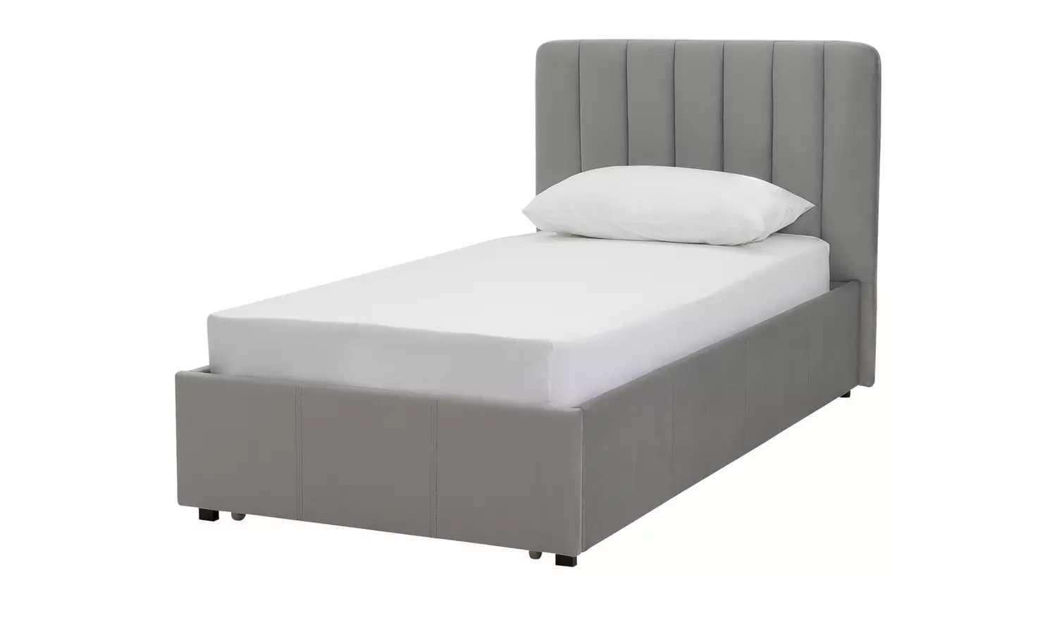 Argos Home Pandora Single Drawer Storage Bed Frame - Grey
