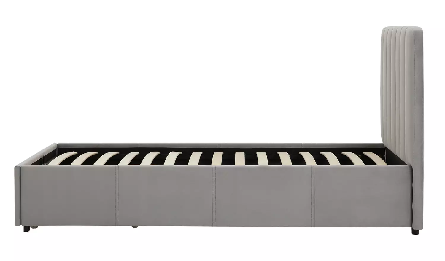 Argos Home Pandora Single Drawer Storage Bed Frame - Grey