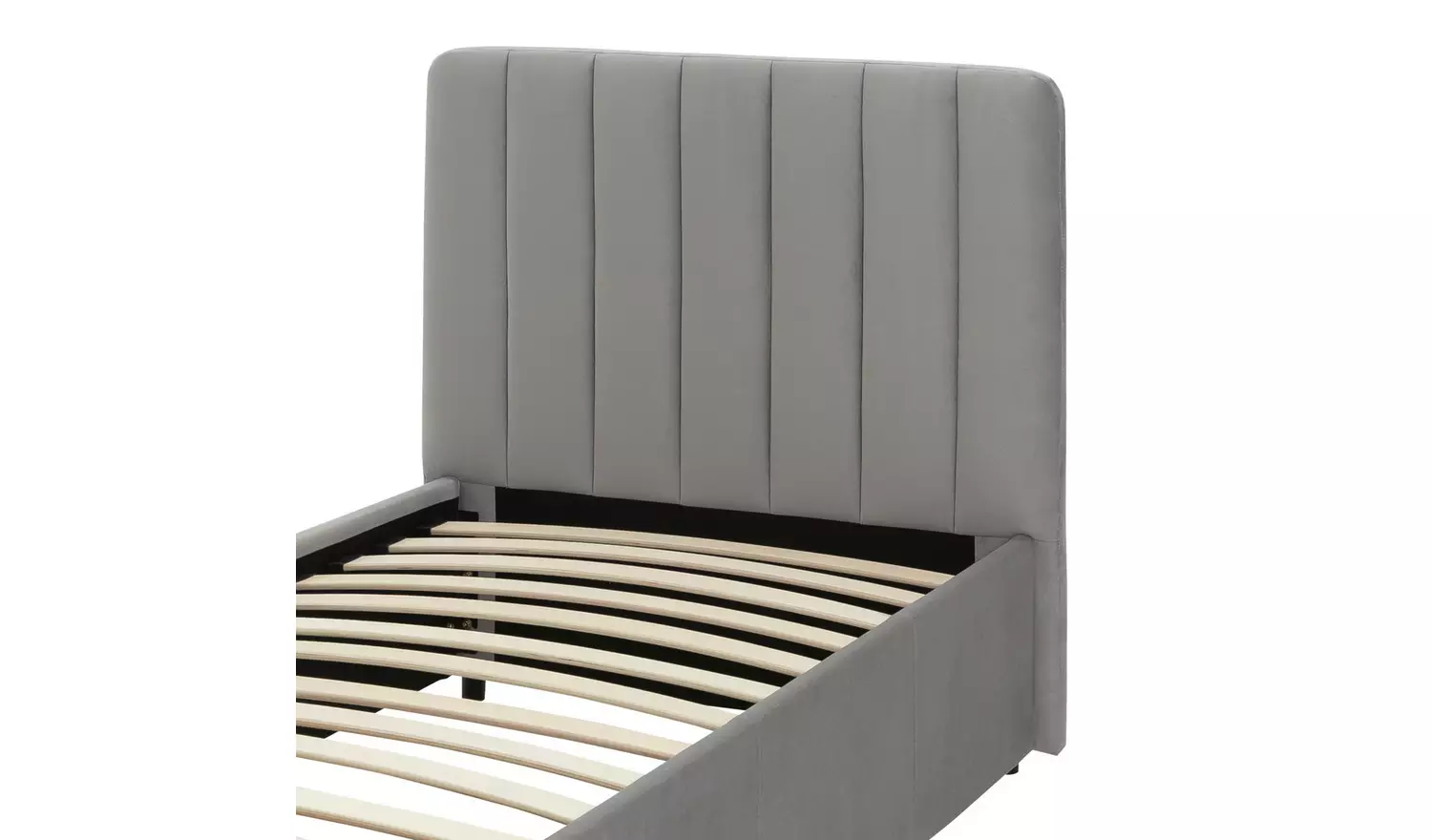 Argos Home Pandora Single Drawer Storage Bed Frame - Grey