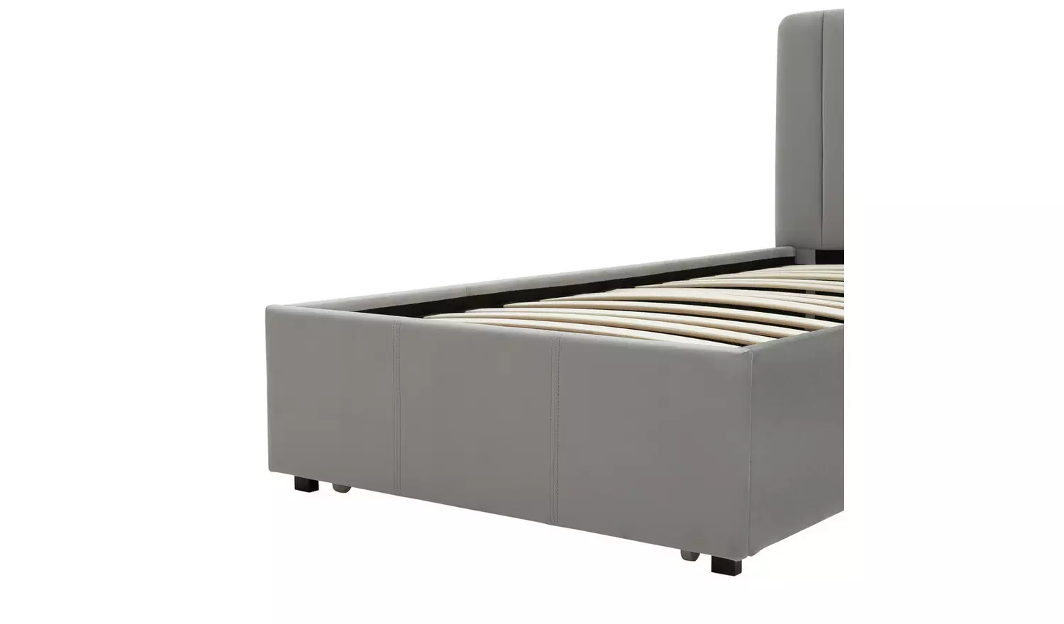 Argos Home Pandora Single Drawer Storage Bed Frame - Grey