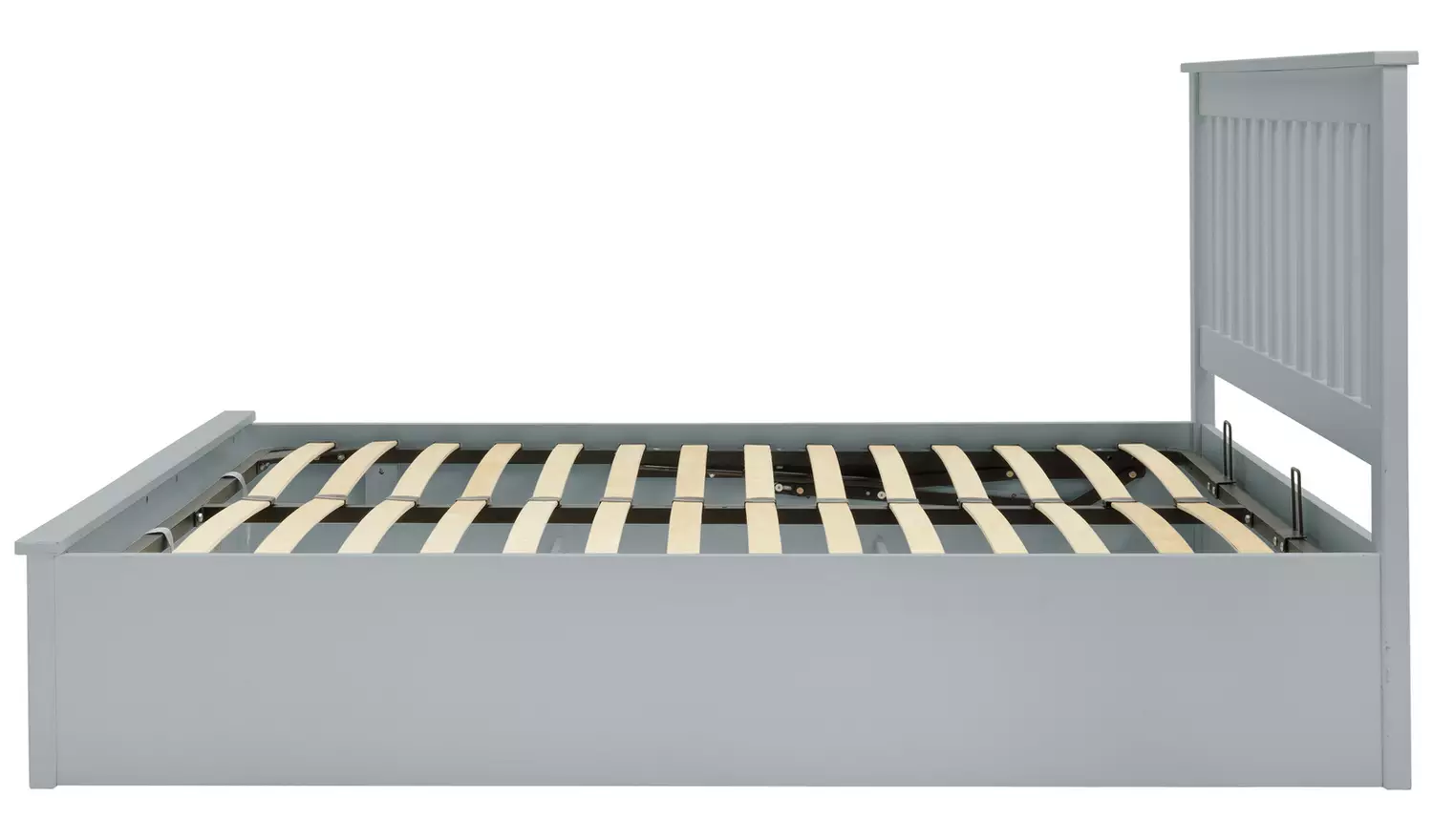Argos Home Aspley Kingsize Wooden End Lift Ottoman Bed- Grey
