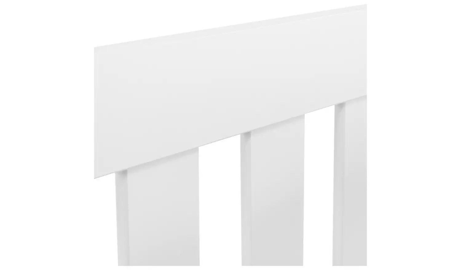 Julian Bowen Luna Single Wooden Bed Frame - White