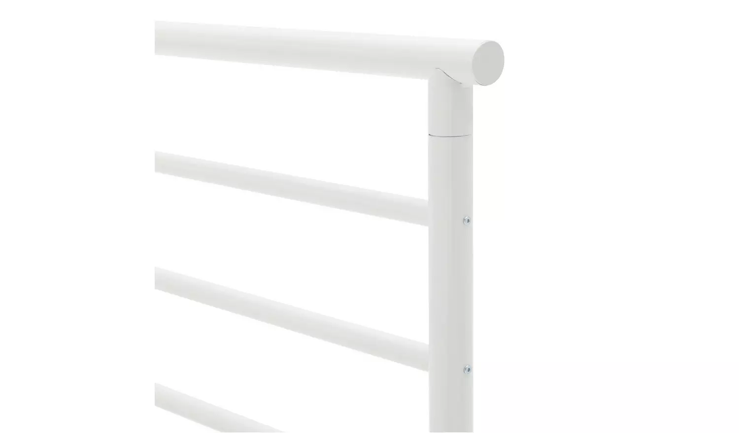 Argos Home Avalon Double Metal Bed Frame - White