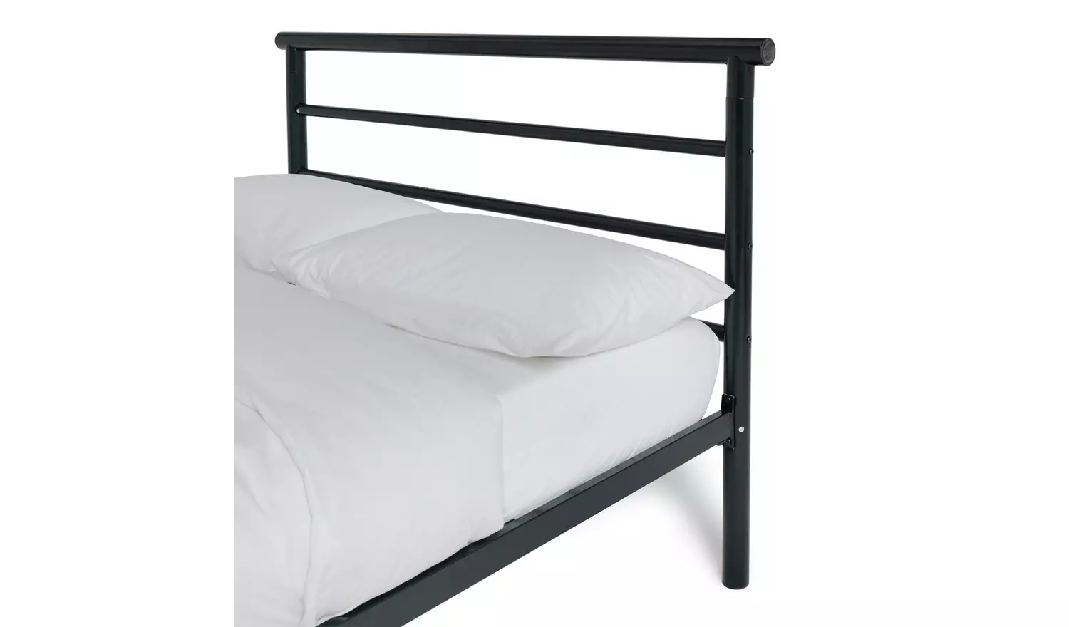 Argos Home Avalon Single Metal Bed Frame - Black
