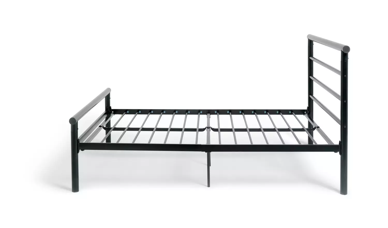 Argos Home Avalon Double Metal Bed Frame - Black