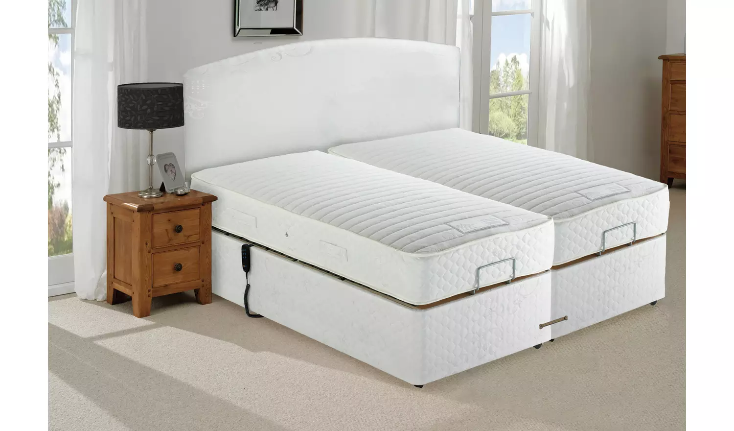 Adjustamac Barrow Adjustable Kingsize Bed & Pocket Mattress