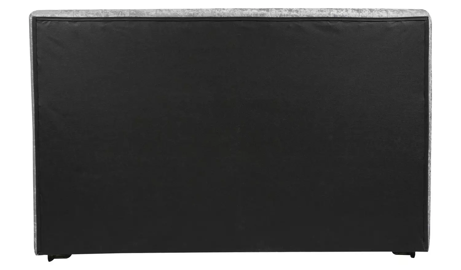 Birlea Grande Double Crushed Velvet Bed Frame - Silver