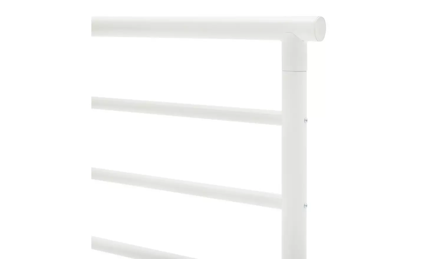Argos Home Avalon Single Metal Bed Frame - White