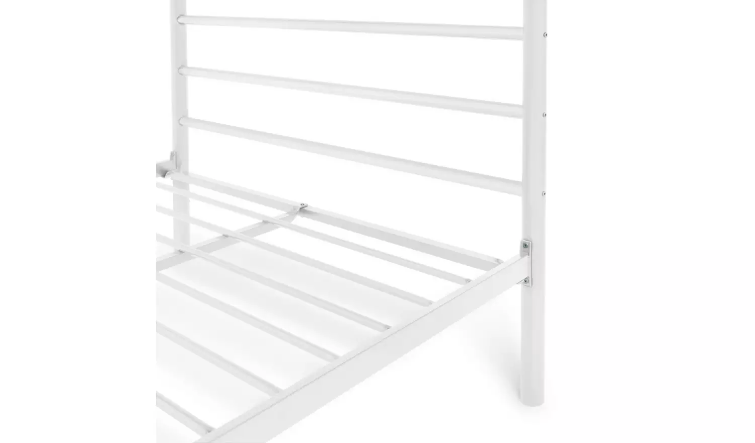 Argos Home Avalon Single Metal Bed Frame - White