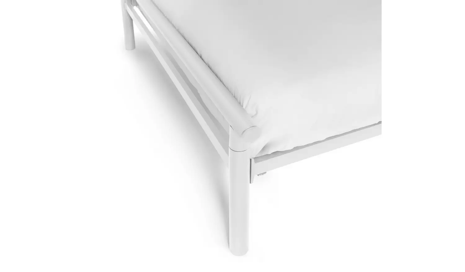 Argos Home Avalon Single Metal Bed Frame - White