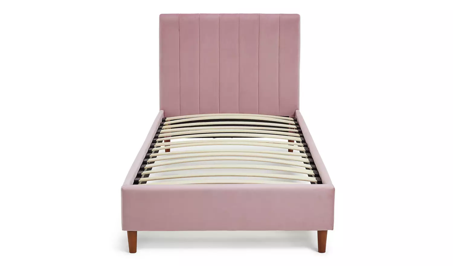 Argos Home Pandora Single Velvet Bed Frame - Pink
