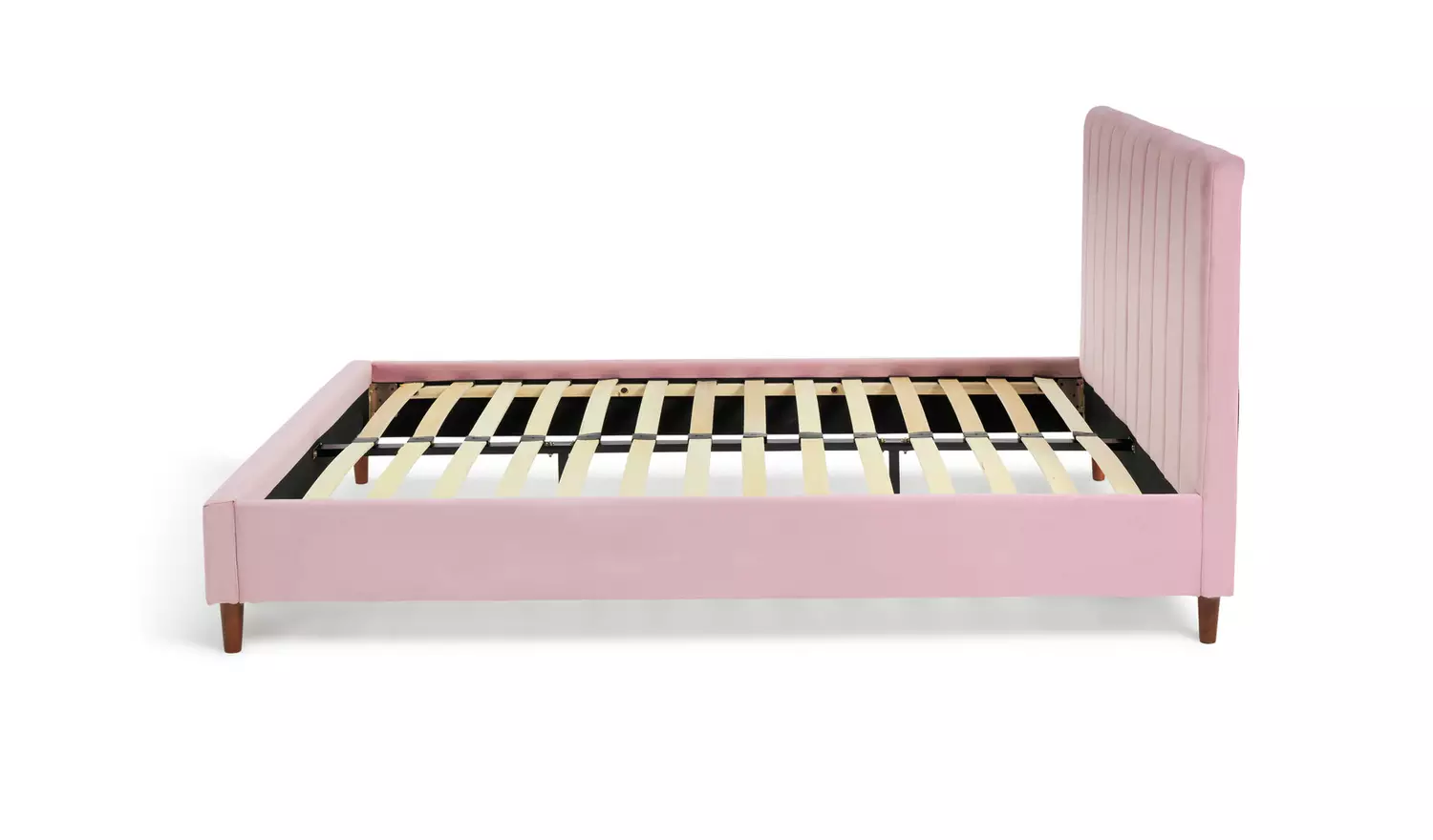 Argos Home Pandora Small Double Velvet Bed Frame - Pink