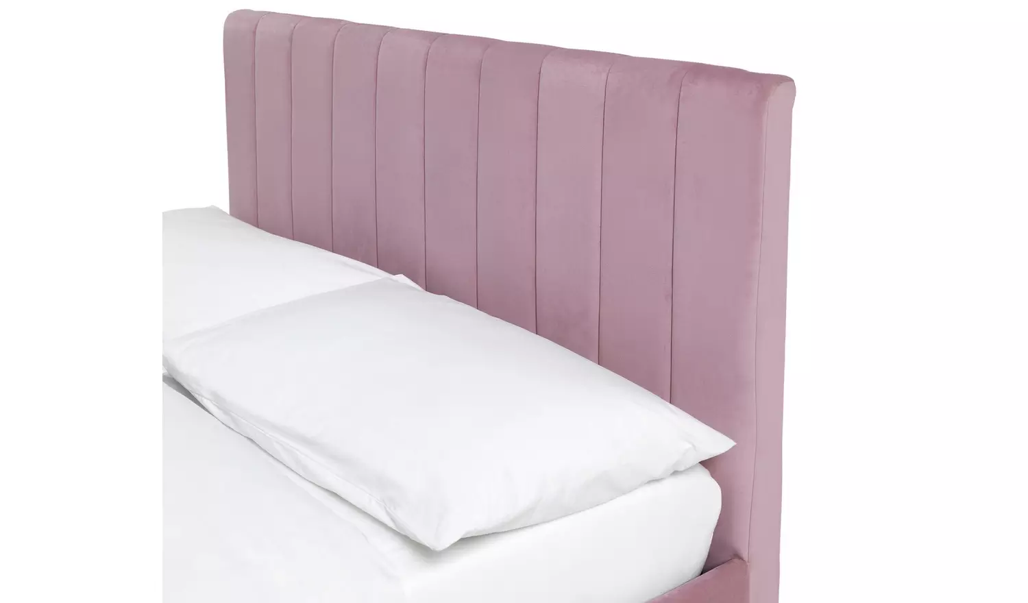 Argos Home Pandora Small Double Velvet Bed Frame - Pink