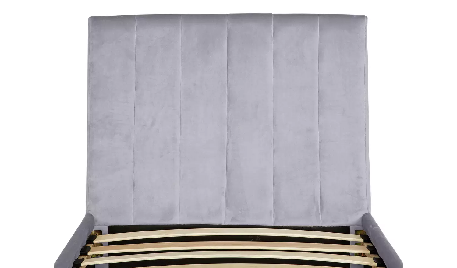 Argos Home Pandora Single Velvet Bed Frame - Grey