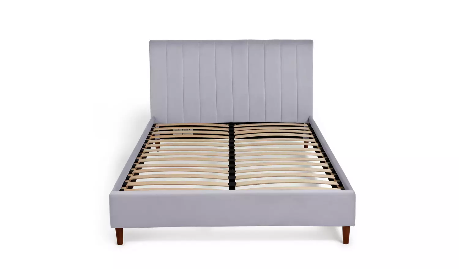 Argos Home Pandora Small Double Velvet Bed Frame - Grey
