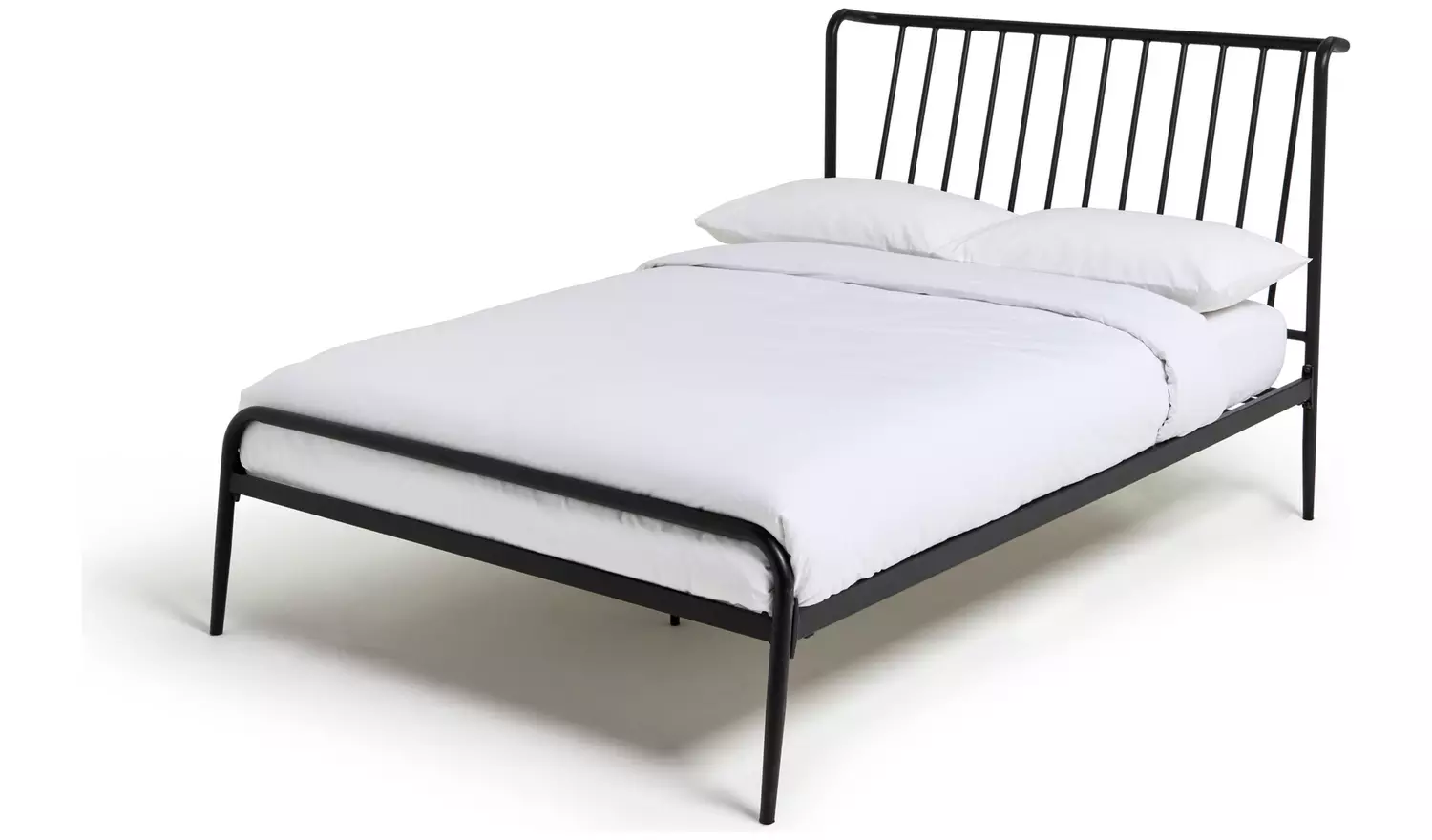 Habitat Kanso Kingsize Metal Bed Frame - Black