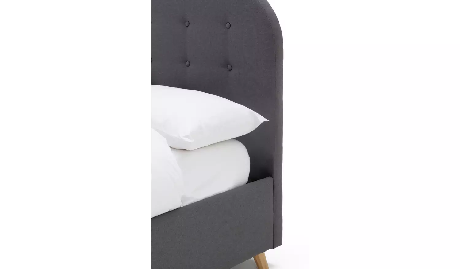 Argos Home Ashby Single Fabric Ottoman Bed Frame - Grey