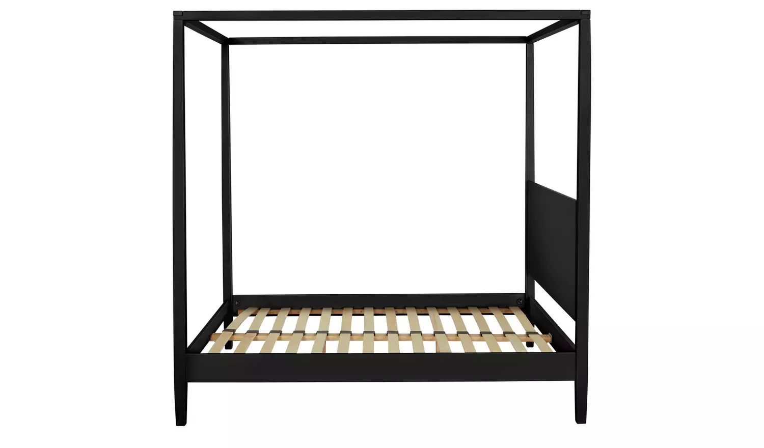 Habitat Blissford 4 Poster Kingsize Wooden Bed Frame - Black