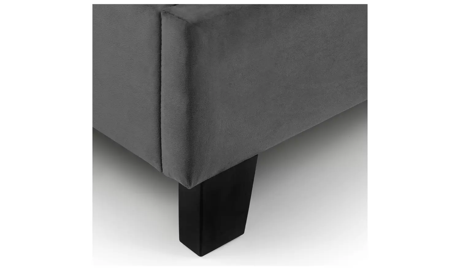 Julian Bowen Rosa Single Bed Frame in a Box - Grey