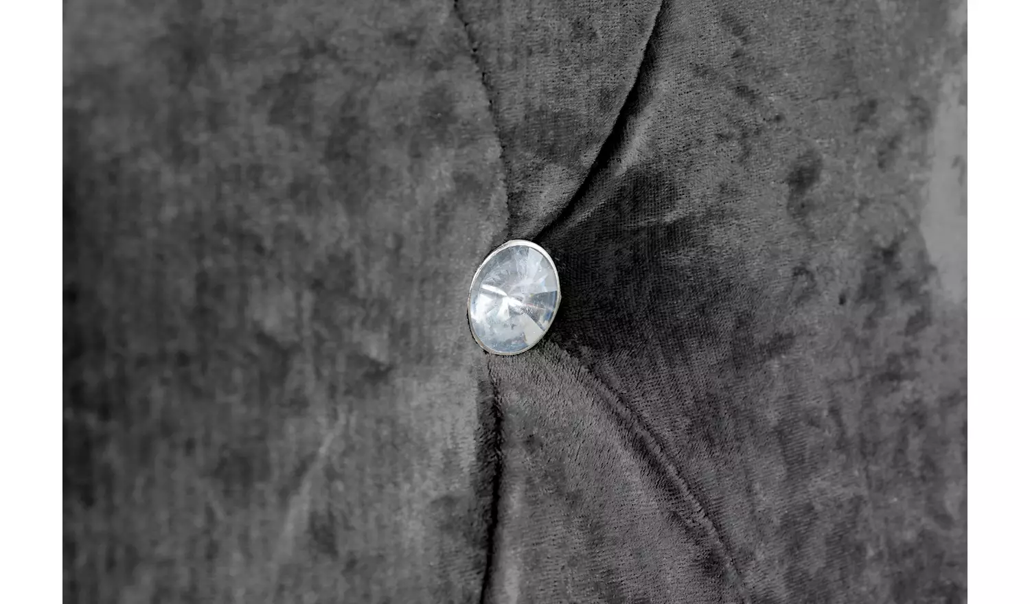 Birlea Grande Double Velvet Bed Frame - Black