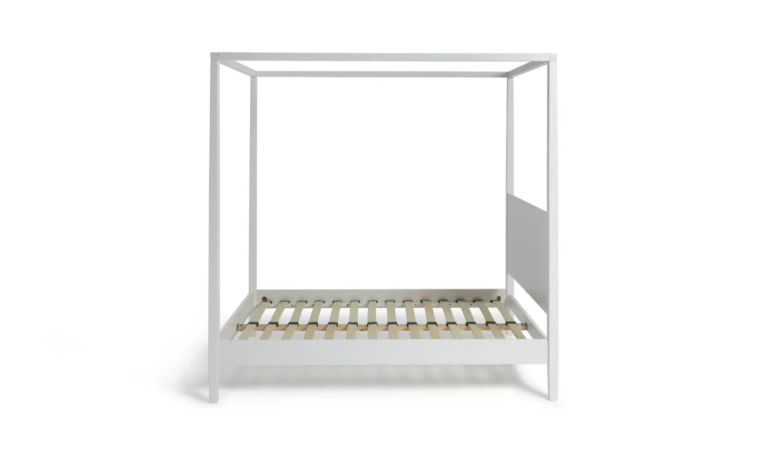 Habitat Blissford 4 Poster Double Wooden Bed Frame - White