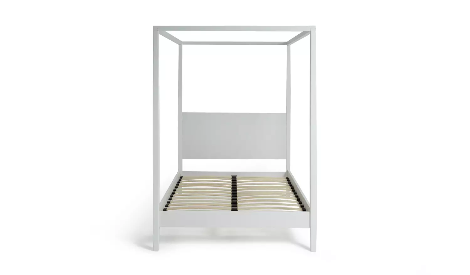 Habitat Blissford 4 Poster Double Wooden Bed Frame - White