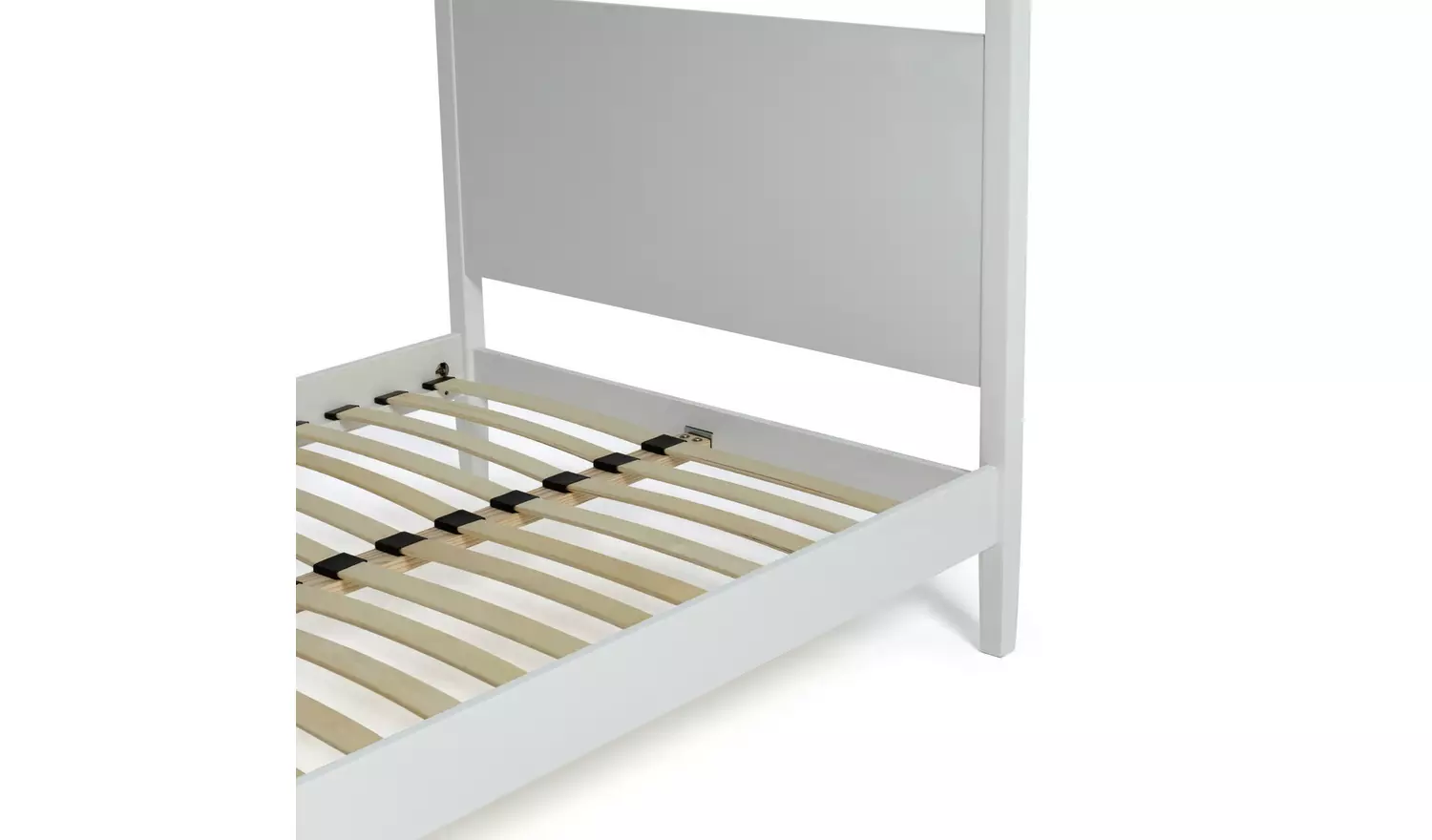 Habitat Blissford 4 Poster Double Wooden Bed Frame - White