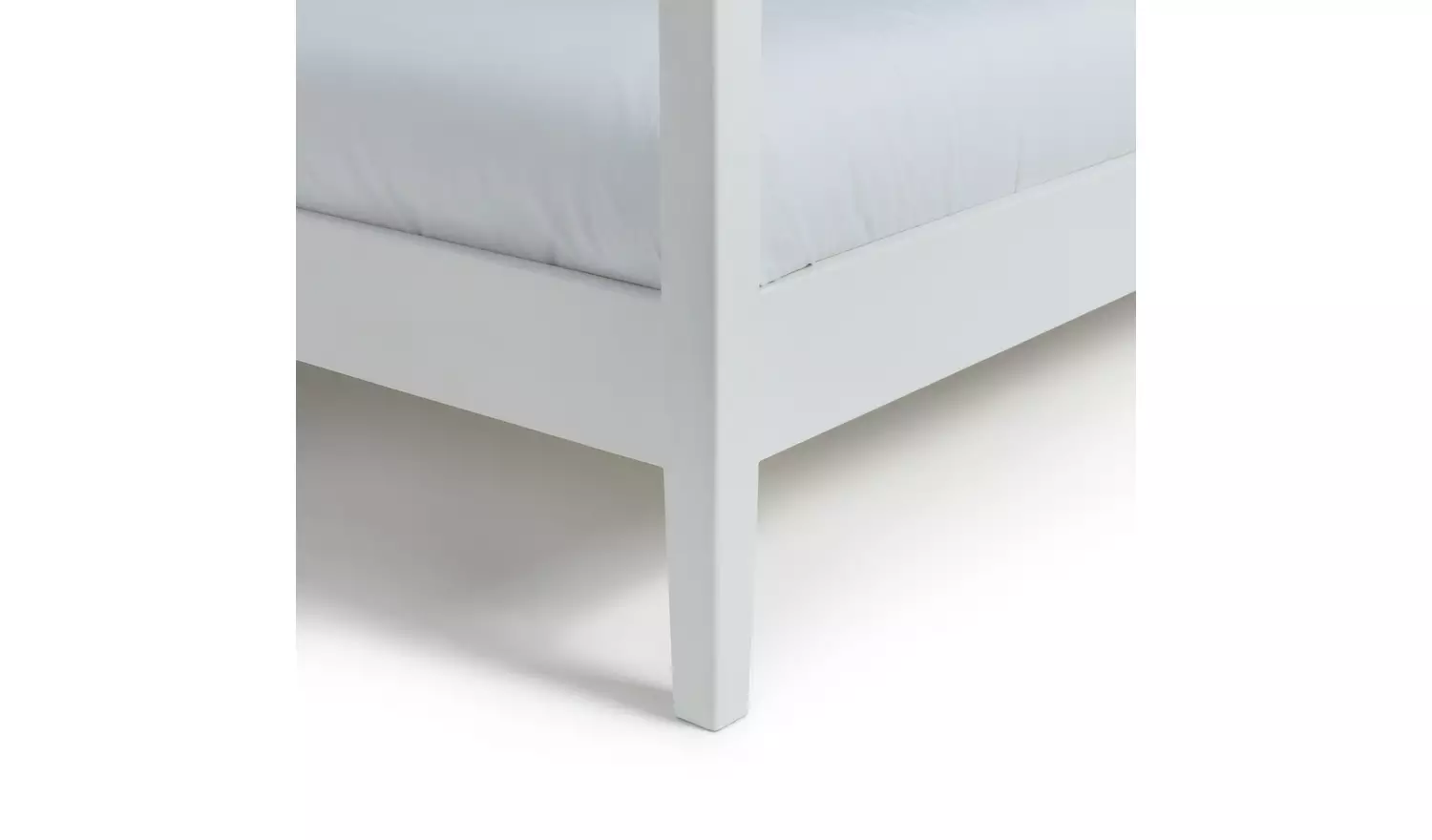 Habitat Blissford 4 Poster Kingsize Wooden Bed Frame - White