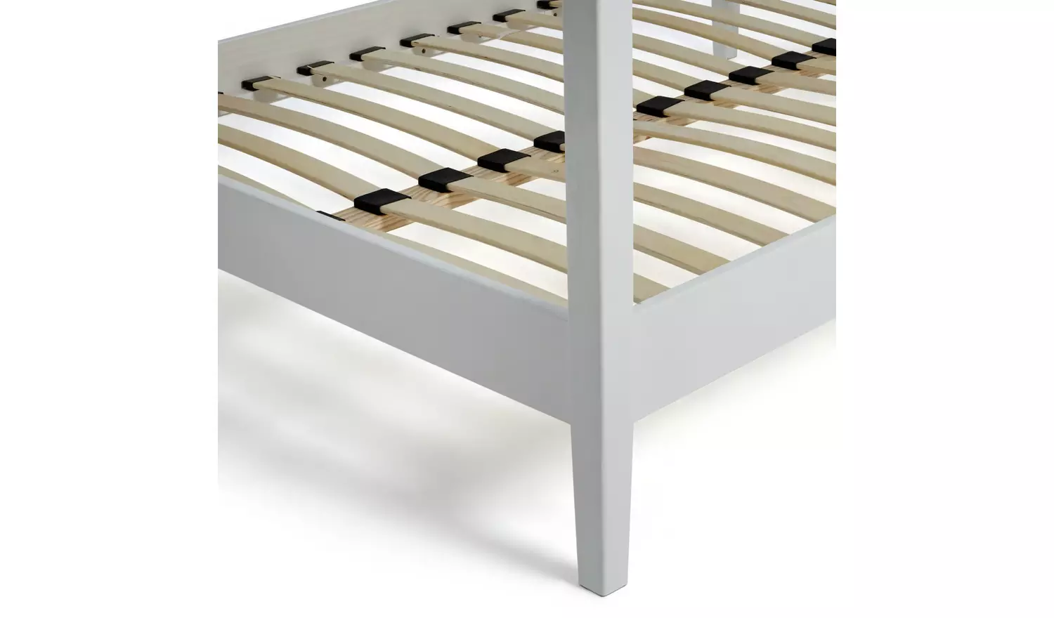 Habitat Blissford 4 Poster Kingsize Wooden Bed Frame - White