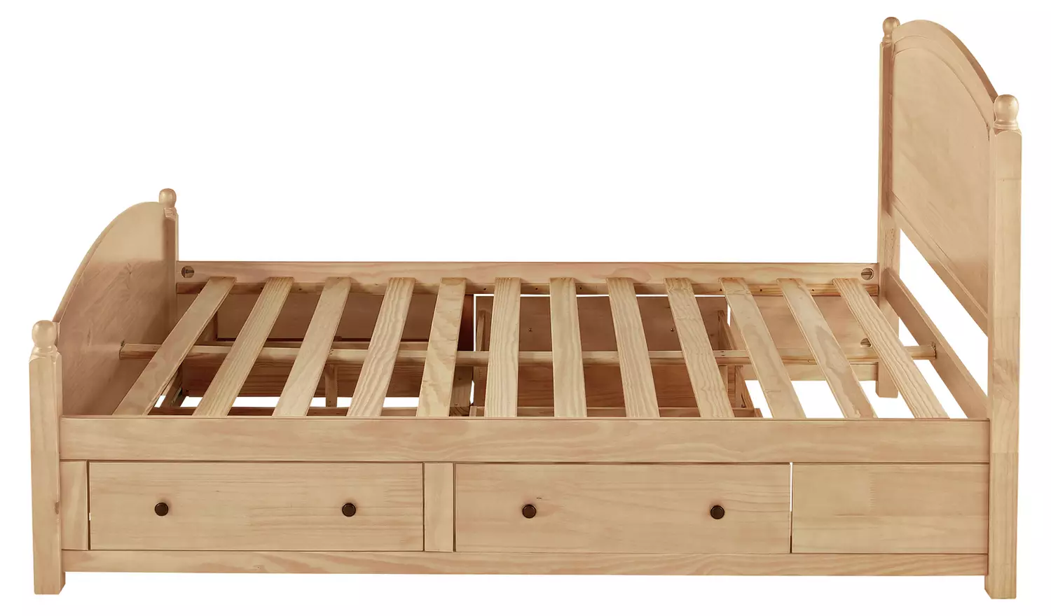 Argos Home Emberton Kingsize Wooden Bed Frame - Pine