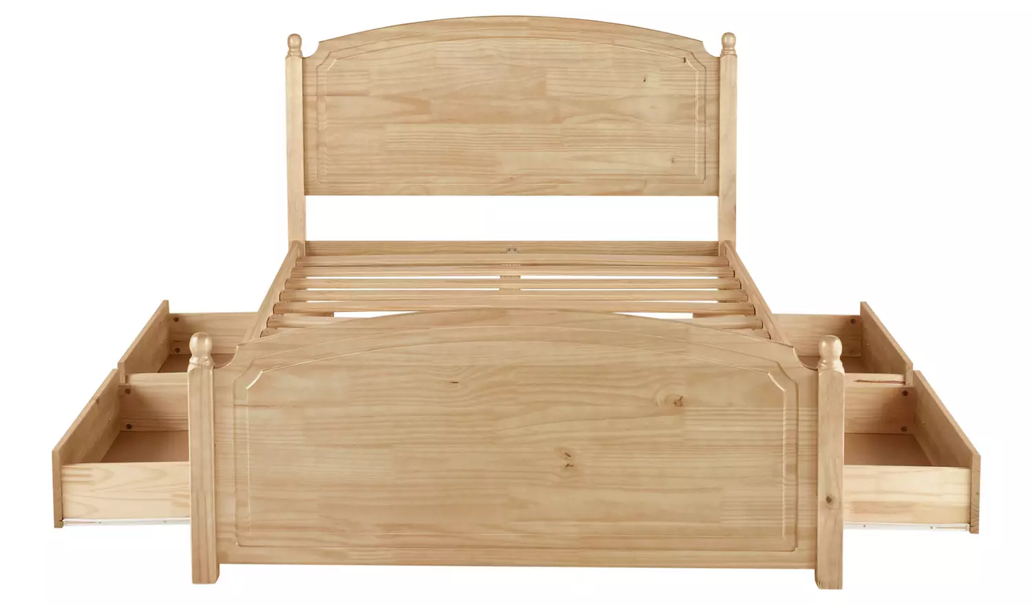 Argos Home Emberton Kingsize Wooden Bed Frame - Pine