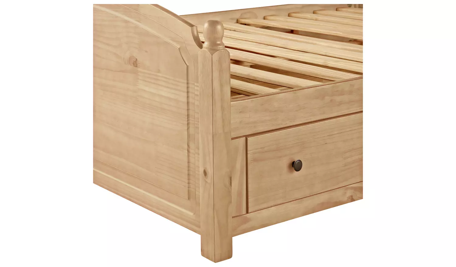 Argos Home Emberton Kingsize Wooden Bed Frame - Pine