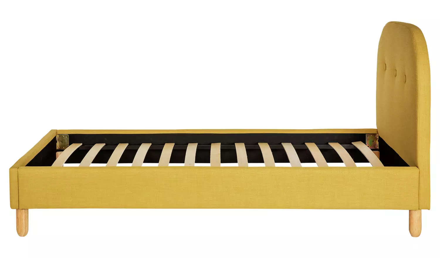 Habitat Elin Single Fabric Bed Frame - Mustard