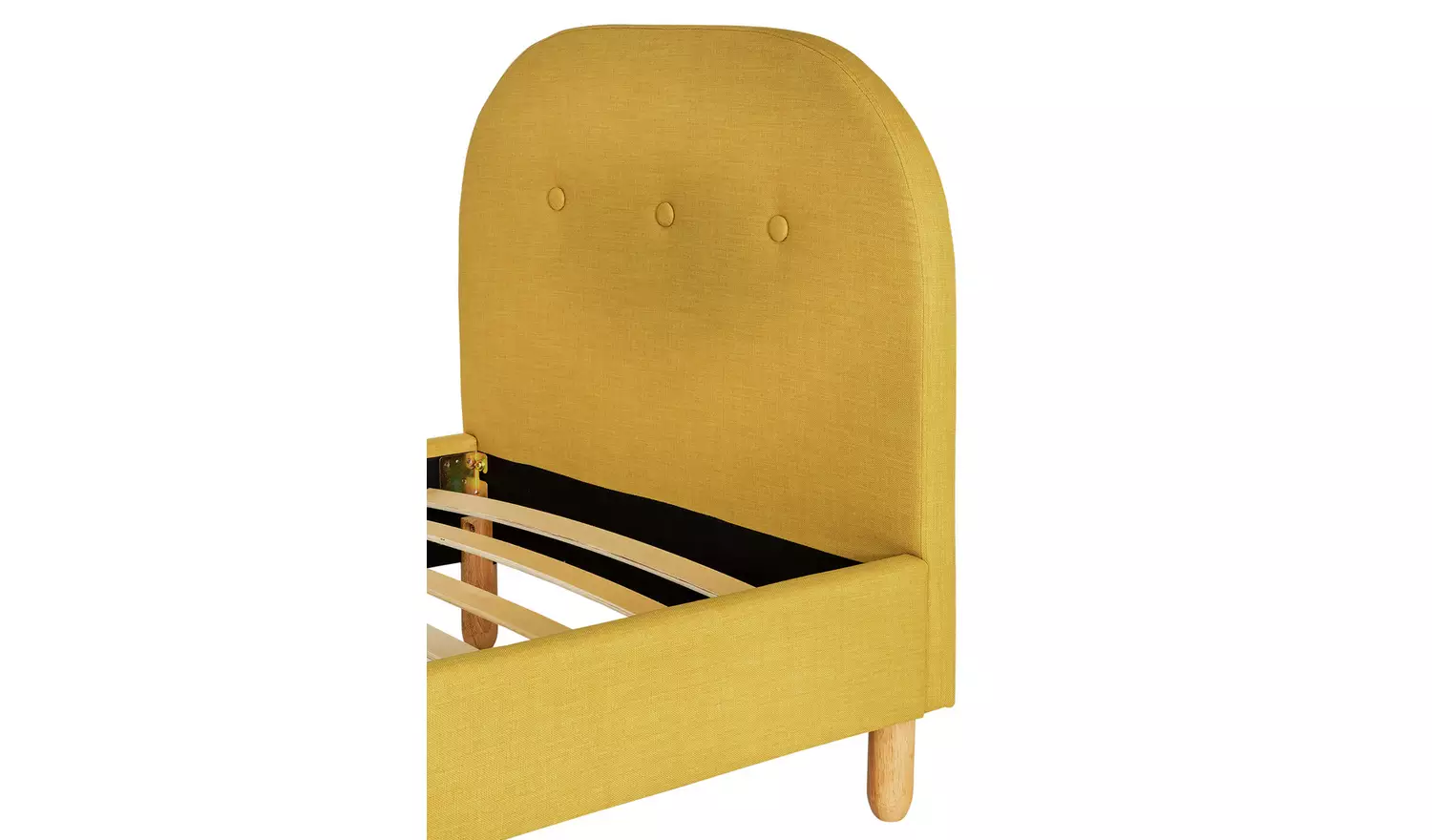 Habitat Elin Single Fabric Bed Frame - Mustard