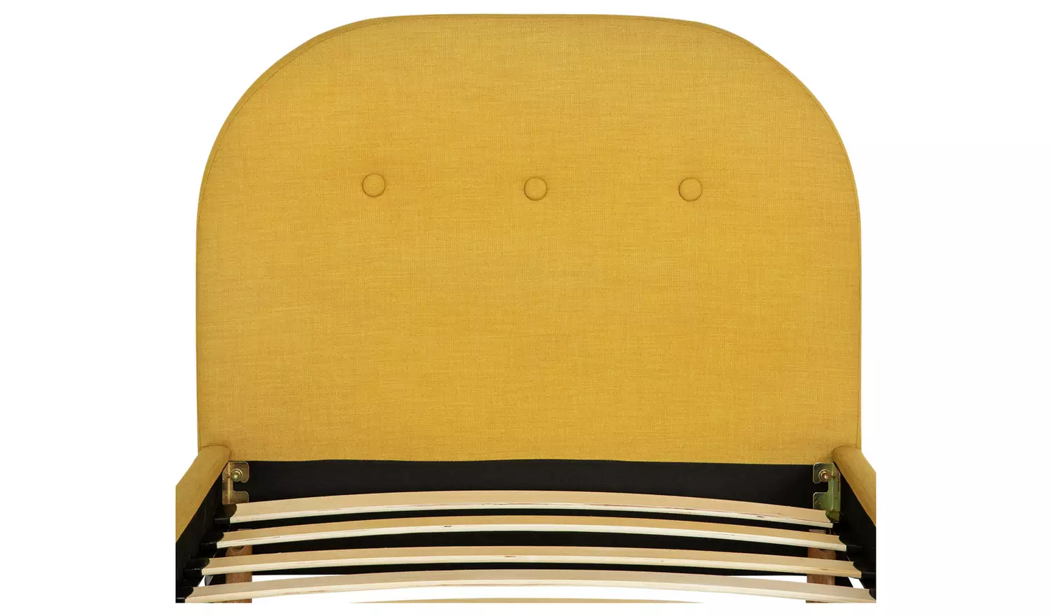 Habitat Elin Single Fabric Bed Frame - Mustard