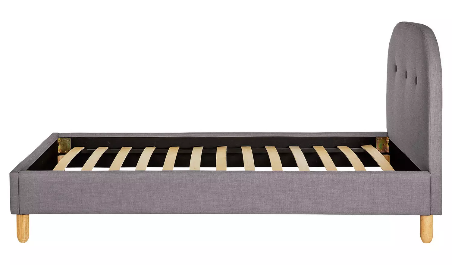 Habitat Elin Single Fabric Bed Frame - Light Grey