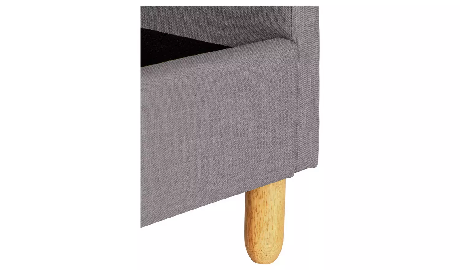 Habitat Elin Single Fabric Bed Frame - Light Grey