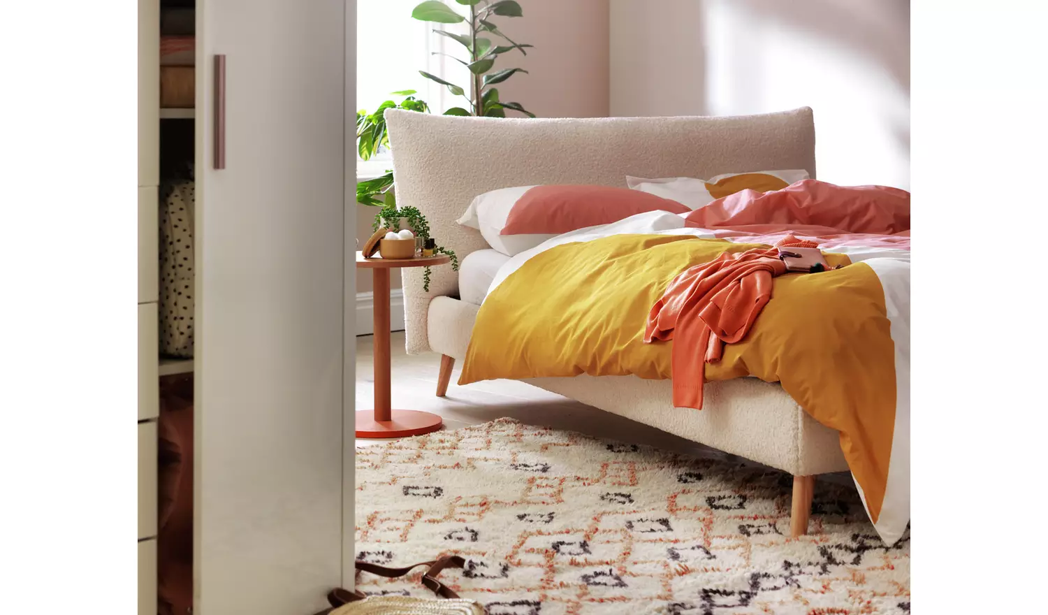 Habitat Marshmallow Kingsize Bed Frame - White