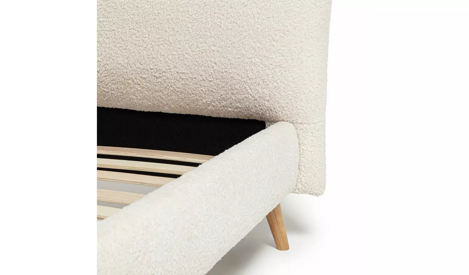 Habitat Marshmallow Kingsize Bed Frame - White