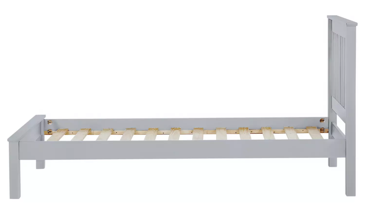 Argos Home Aspley Single Wooden Bed Frame - Grey