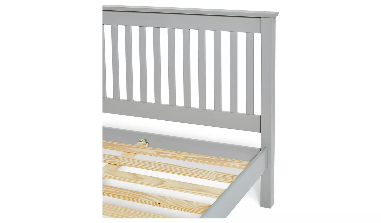 Argos Home Aspley Single Wooden Bed Frame - Grey